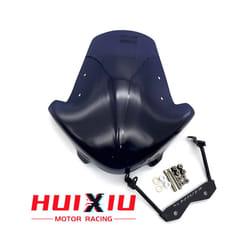 Motorcycle Sports Windshield Deflector WindScreen Fits For APRILIA SHIVER750 - Dark Grey