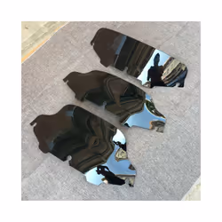 5" 6" 8" Inch Windshield Windscreen Wing for Electra Street Glide for - 6 inch Skull