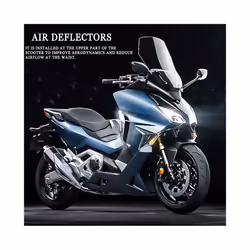 New Forza750 Motorcycle Air Deflector Kit Black Fit For Honda Forza 750 - AB Black