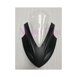 New For Kawasaki Ninja 300 EX300 2013 2014 2015 2016 2017 2018 2019 bike - Clear Black