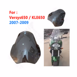 For Kawasaki Versys650 KLE650 Versys KLE 650 2007 2008 2009 Front High - Black