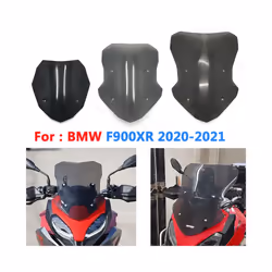 For BMW F900XR F900 XR F 900XR 2020 2021 Motorcycle Windshield Windscreen - 310MM Gray
