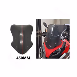 For BMW F900XR F900 XR F 900XR 2020 2021 Motorcycle Windshield Windscreen - 390MM Red