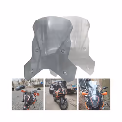 REALZION Motorcycle Accessories Windscreen Windshield Wind Shield Screen - Smoke-windscreen