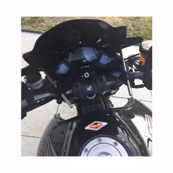 Motorcycle Windshield WindScreen Screen For 2008 - 2017 2018 2019 Honda - Black Iridium
