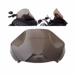 13" Motorcycle Cycle Wave Windshield Fairing Windscreen Cover For Harley - Tea