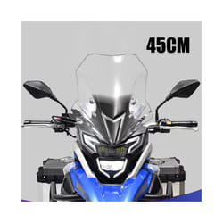 Motorcycle Accessories Windshield Windscreen Wind Shield Deflector For - clear 45cm