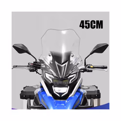 Motorcycle Accessories Windshield Windscreen Wind Shield Deflector For - gray 50cm