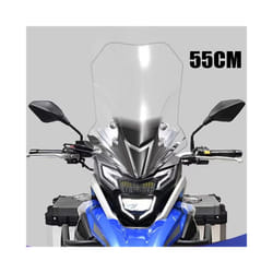 Motorcycle Accessories Windshield Windscreen Wind Shield Deflector For - clear 55cm