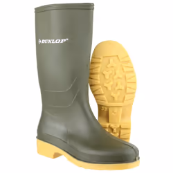 DUNLOP Unisex 16247 DULLS Rain Welly / Wellington Boots - 29 EUR, Green - Additional view 5