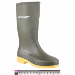 DUNLOP Ladies/Womens 16247 DULLS Rain Welly Boot / Wellington Boots - 38 EUR, Green - Additional view 5