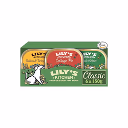 Lily's Kitchen Natural Adult Dog Food Wet Trays - Classic Dinners Multipack - Chicken, Lamb & Beef - Complete Meal Reci