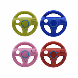 1pcs Mulit-colors Mario Kart Racing Wheel Games Steering Wheel for Wii - WII111-WH