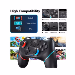 Compatible Nintendo Switch Controller Wireless Bluetooth Gamepads For - White