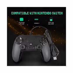 For PS3 Accessories Gamepad Apply to Android, Windows (pc), Add Xinput(PC360),Dinput - wired-grey