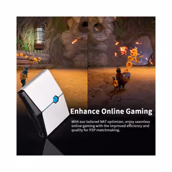 console gaming booster, smart router to boost PlayStation, Nintendo Switch, - EU Plug