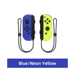 Joy Pad Wireless Controller L/R Controllers with Grip Support Wake-up - Blue Yellow