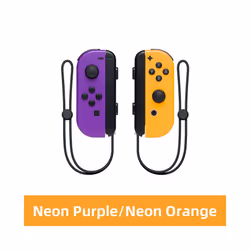 Joy Pad Con Joycons Wireless Controller L/R Controllers with Grip Support - Purple Orange