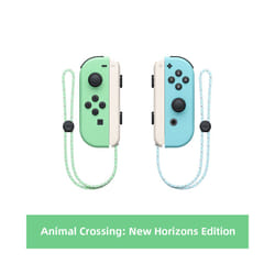 Joy Pad Con Joycons Wireless Controller L/R Controllers with Grip Support - Animal Crossing