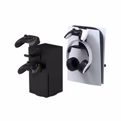 Headset Holder Headphone Stand Gamepad/Earphone Hanger Bracket Mount For