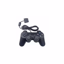 PS2 Black Wired Game Gamepad for PS2 Controller Gamepad Joypad Black - Black