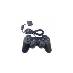 PS2 Black Wired Game Gamepad for PS2 Controller Gamepad Joypad Black - Black