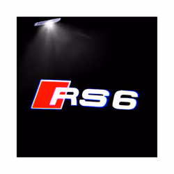 LED Car Door Projector Light For S3 S4 S5 Q3 8U Q5 8R Q7 Q8 TT A3 8V V8 - R-S6