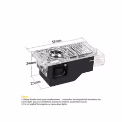 LED Car Door Projector Light For S3 S4 S5 Q3 8U Q5 8R Q7 Q8 TT A3 8V V8 - R-S3