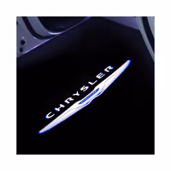 LED Car Door Welcome Light Logo Ghost Shadow Decorative Lamp For Chrysler - Chrysler no circle