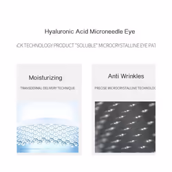 Micro-needle Eye Patch for Wrinkles Fine Lines Removal Hyaluronic Acid - 5pair