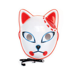 Kitsune Foxes Cat Masks for Cosplay Japanese Kabuki Traditional Halloween - R