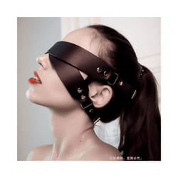 Sexy Bunny Ears Masks Pink PU Leather Masquerade Cosplay Masks Bondage - EM-027