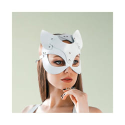 Sexy Bunny Ears Masks Pink PU Leather Masquerade Cosplay Masks Bondage - QQMZ-001W