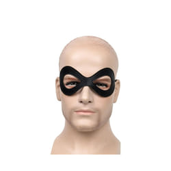 Takerlama Halloween Party Masks PU Leather Women Black Cat Eye Mask Cosplay - B
