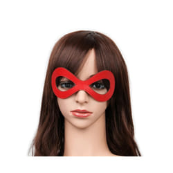 Takerlama Halloween Party Masks PU Leather Women Black Cat Eye Mask Cosplay - C