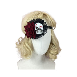 6XDA Clock Eye Patches Steampunk Single Eye Mask Halloween Cosplay Theme - B