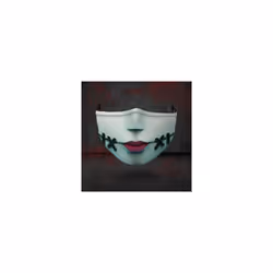 Party Half Face Mask reusable Unisex mouth muffle Fabric fashion Mask - 11
