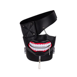 Anime Tokyo Ghoul 2 Kaneki Ken Mask Cosplay Costume Props Halloween Adjustable - A1 Rubber