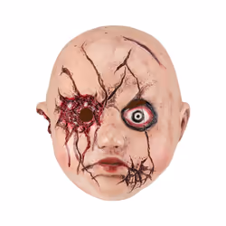 Halloween Cosplay mask clown latex headgear smile devil mask Prom Party - 4