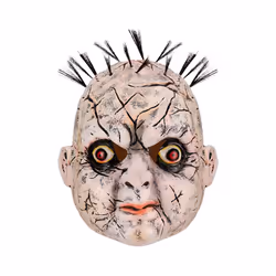 Halloween Cosplay mask clown latex headgear smile devil mask Prom Party - 19