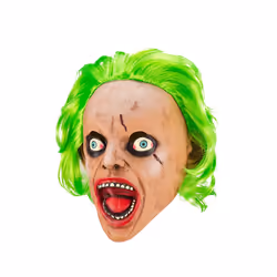 Halloween Cosplay mask clown latex headgear smile devil mask Prom Party - 15