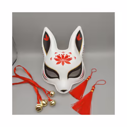 Japanese Fox Mask Halloween Party Cosplay Rabbit Masks Dance Masquerade - style4