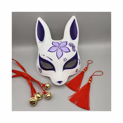 Japanese Fox Mask Halloween Party Cosplay Rabbit Masks Dance Masquerade - style6