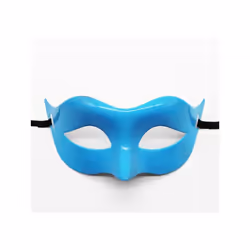 10 Color Women Man Sexy Gentleman Masquerade Mask Prom Mask Halloween - Sky blue