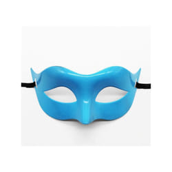 10 Color Women Man Sexy Gentleman Masquerade Mask Prom Mask Halloween - Sky blue