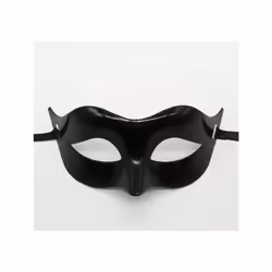 10 Color Women Man Sexy Gentleman Masquerade Mask Prom Mask Halloween - Black