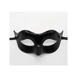 10 Color Women Man Sexy Gentleman Masquerade Mask Prom Mask Halloween - Black