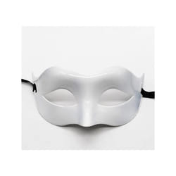 10 Color Women Man Sexy Gentleman Masquerade Mask Prom Mask Halloween - White