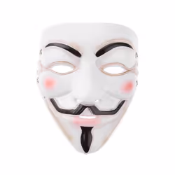 Halloween Mask Cute Cat Fox  EL Wire Mask Flashing Cosplay LED neon Costume - White