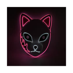 Halloween Mask Cute Cat Fox  EL Wire Mask Flashing Cosplay LED neon Costume - Cat PW